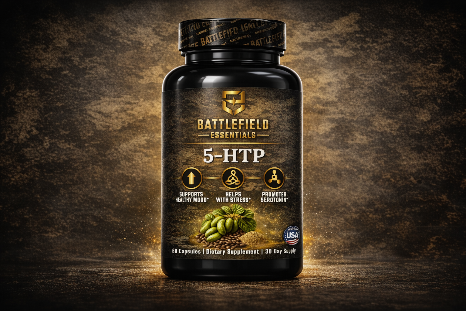 5-HTP Product Image | Battlefield Essentials home 5-HTP Product Image