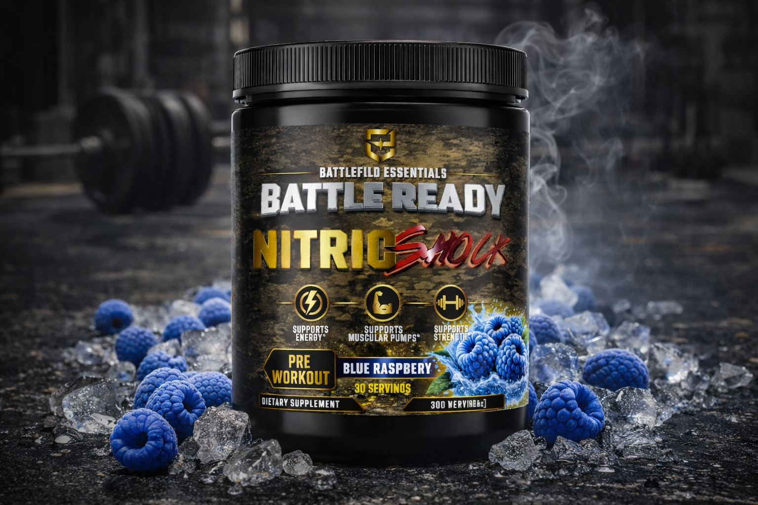 Battle Ready Blue Rasberry | Battlefield Essentials home Nitric Shock Blue Rasberry