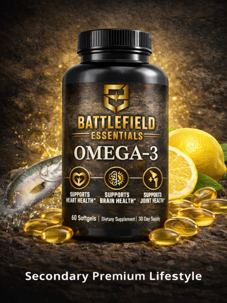 Omega 3 hero image | Battlefield Essentials home Omega 3 hero image