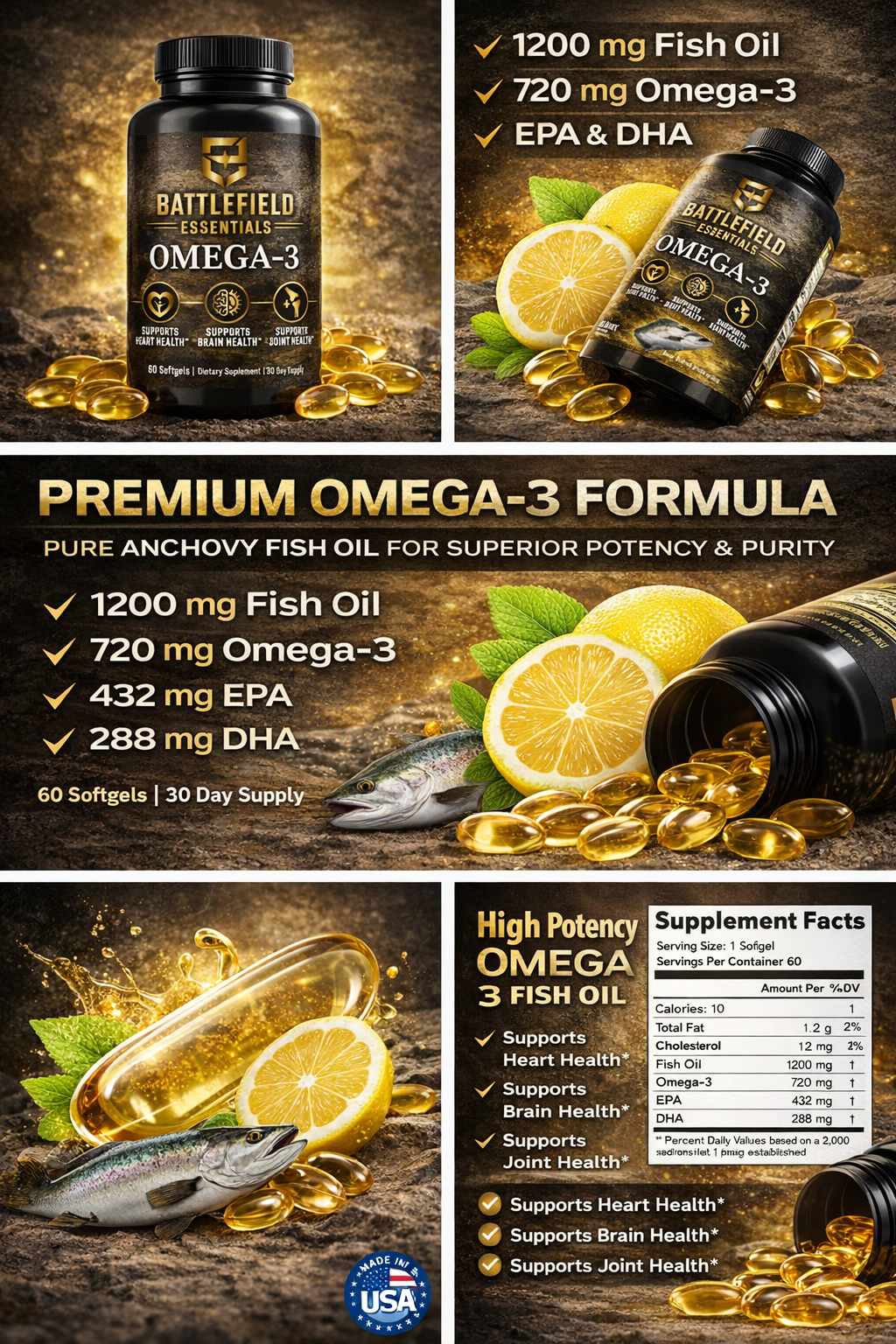 Omega 3 infographic | Battlefield Essentials home