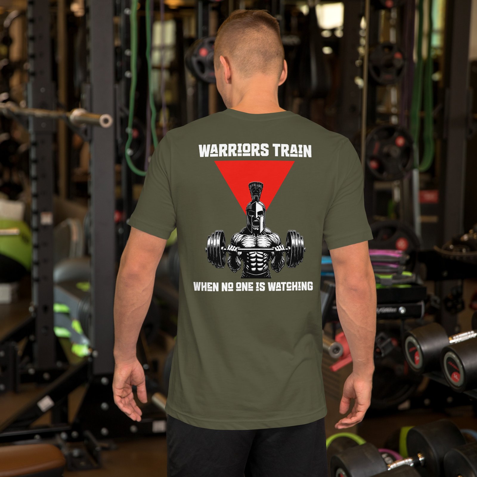 Warriors Train. When no one is watching. Green back | Battlefield Essentials home Warriors Train. When no one is watching
