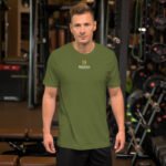 Battlefield Essentials Warriors Train Standrard Tee. Olive Front. | Battlefield Essentials home Battlefield Essentials Warriors Train Standard Tee.