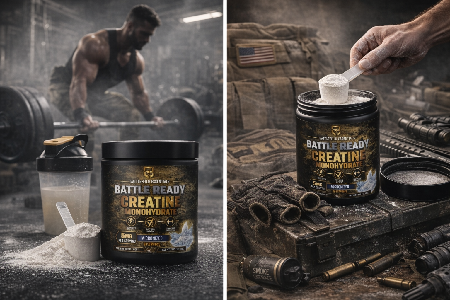 Creatine Monohydrate lifestyle 002 | Battlefield Essentials home