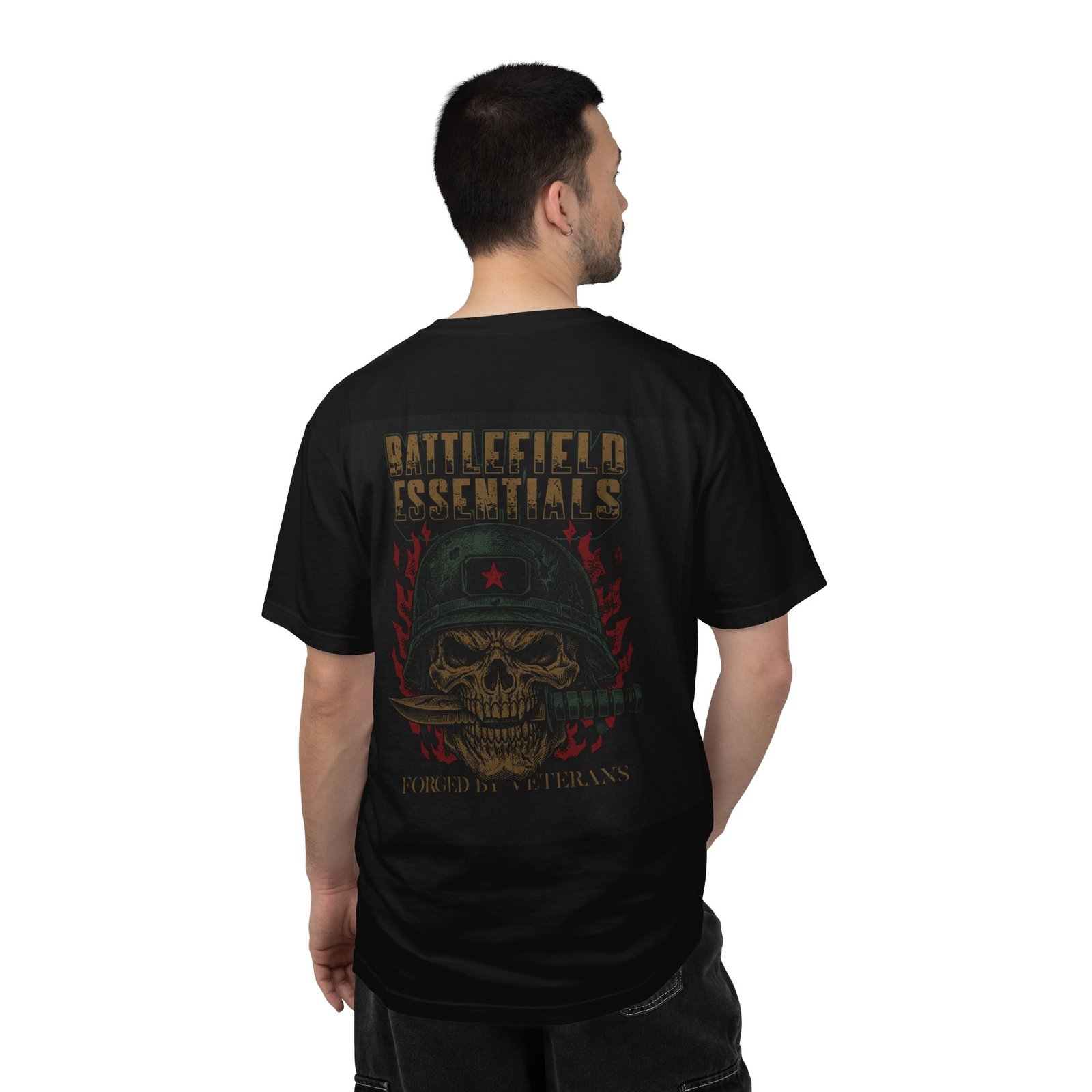 forged by discipline skull t shirt | battlefield essentials