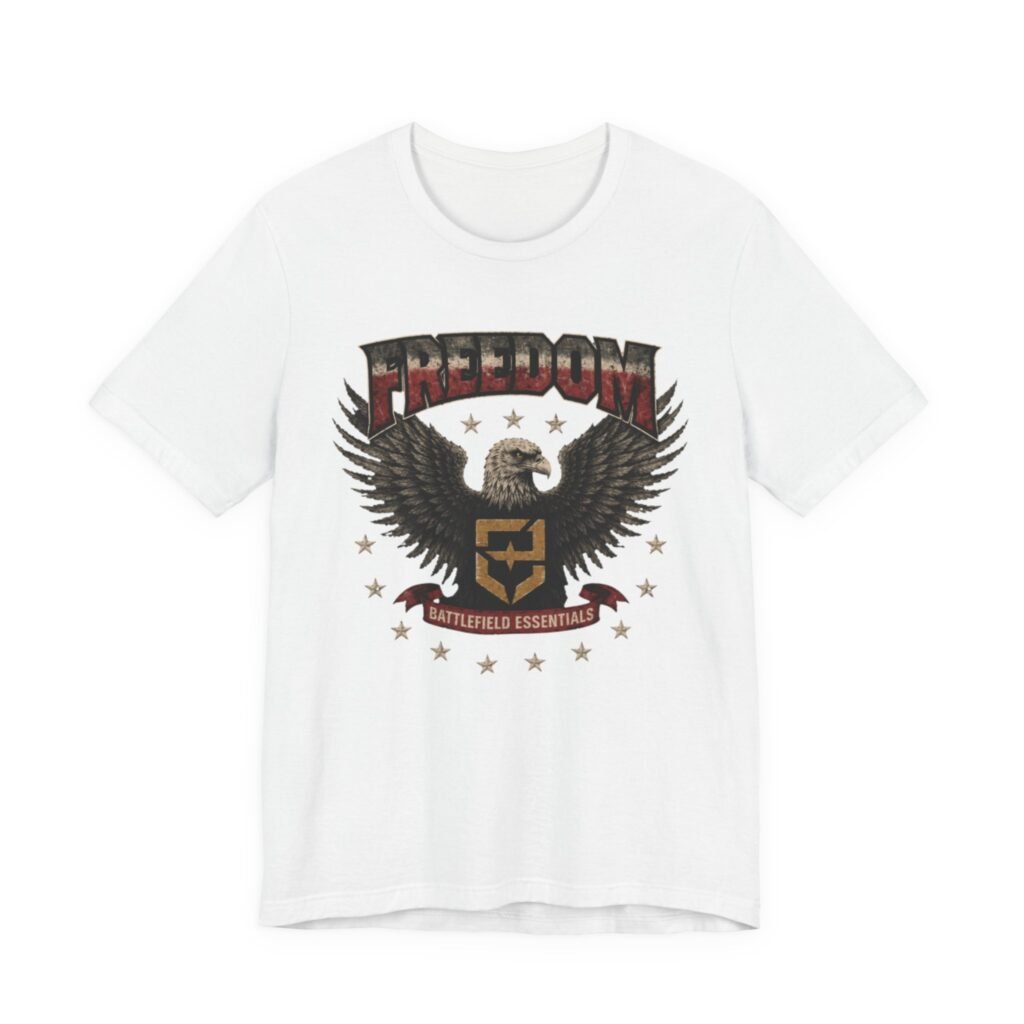 freedom eagle tee — patriotic vintage graphic t shirt