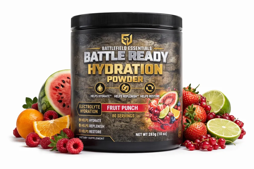battle ready hydration powder | battlefield essentials