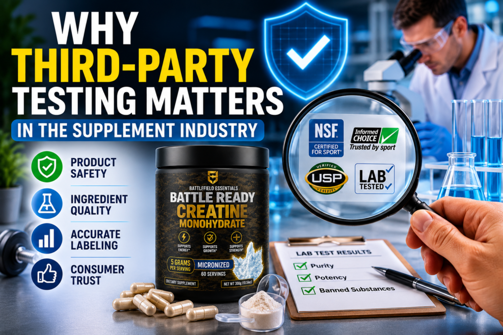 Why Third-Party Testing Matters in the Supplement Industry